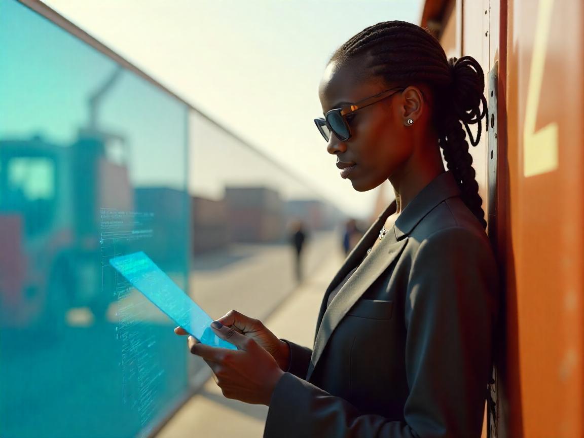 Entrepreneur africain souriant prêt à vous aider
