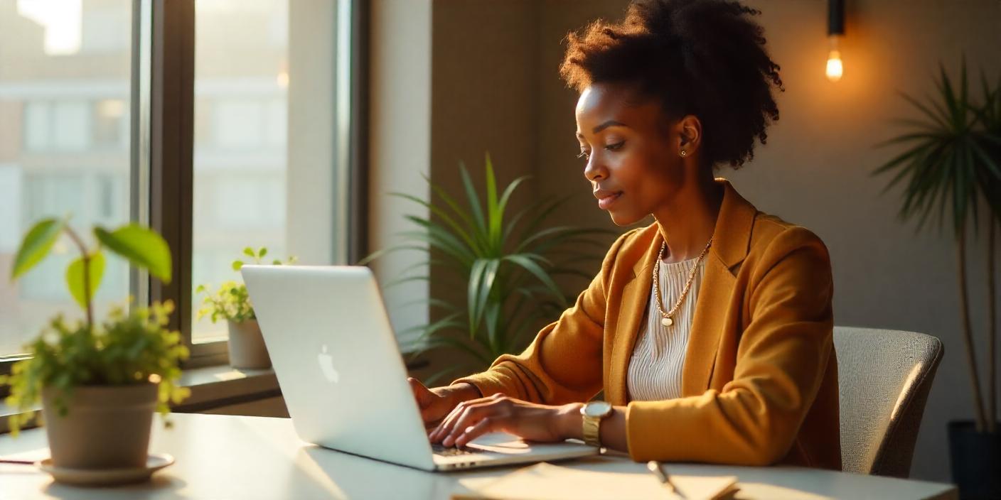 Entrepreneuse africaine consultant ses conseils business
